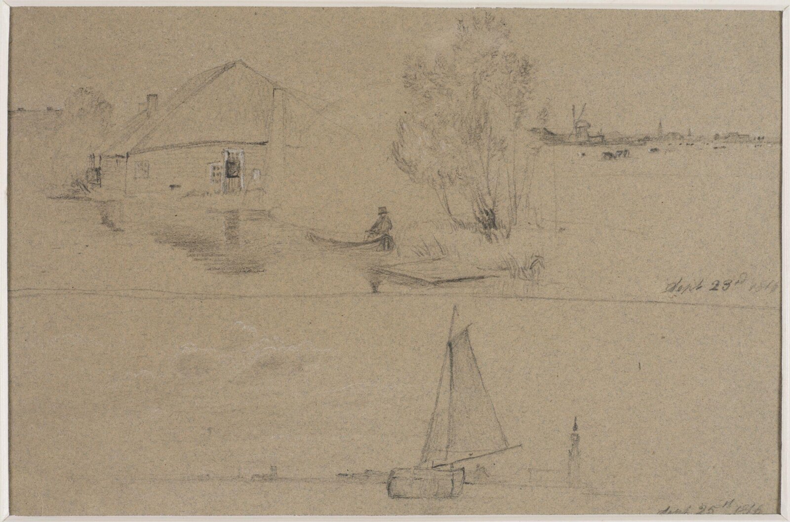 Drawing, David Wilkie, 1816