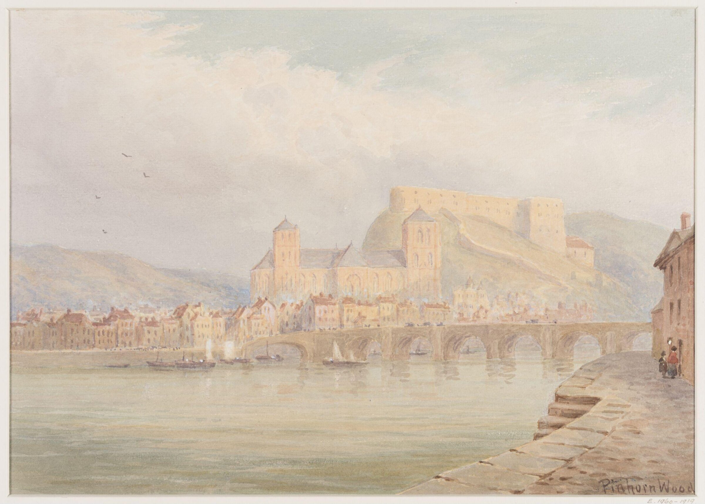 Huy, on the Meuse, Belgium, L. Pinhorn Wood