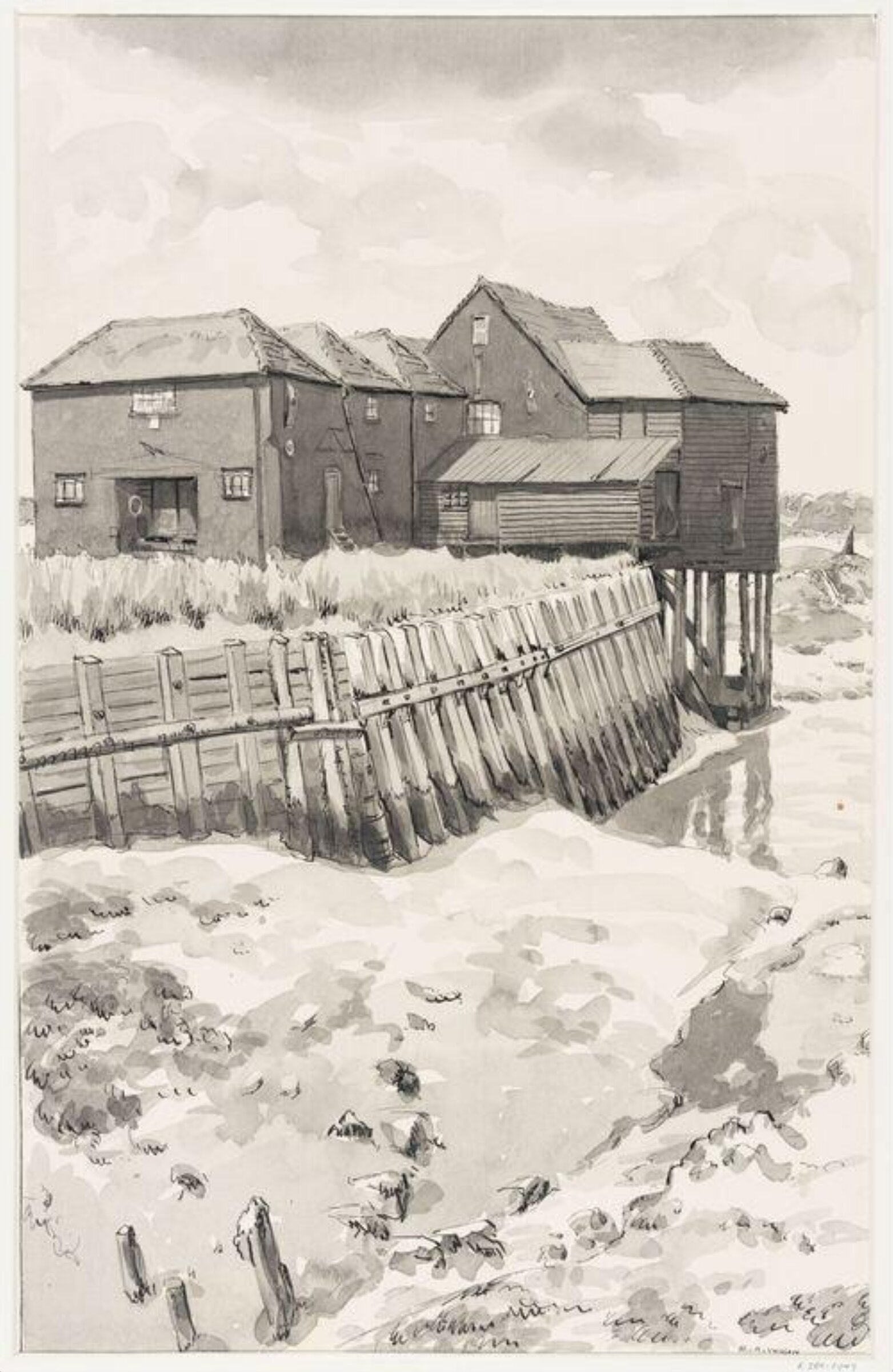 Birdham Mill, Sussex, Robert Arthur Wilson, 1933