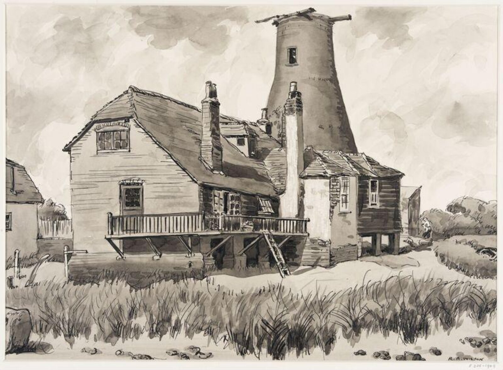 Langstone Mill, Hampshire, Robert Arthur Wilson, 1933