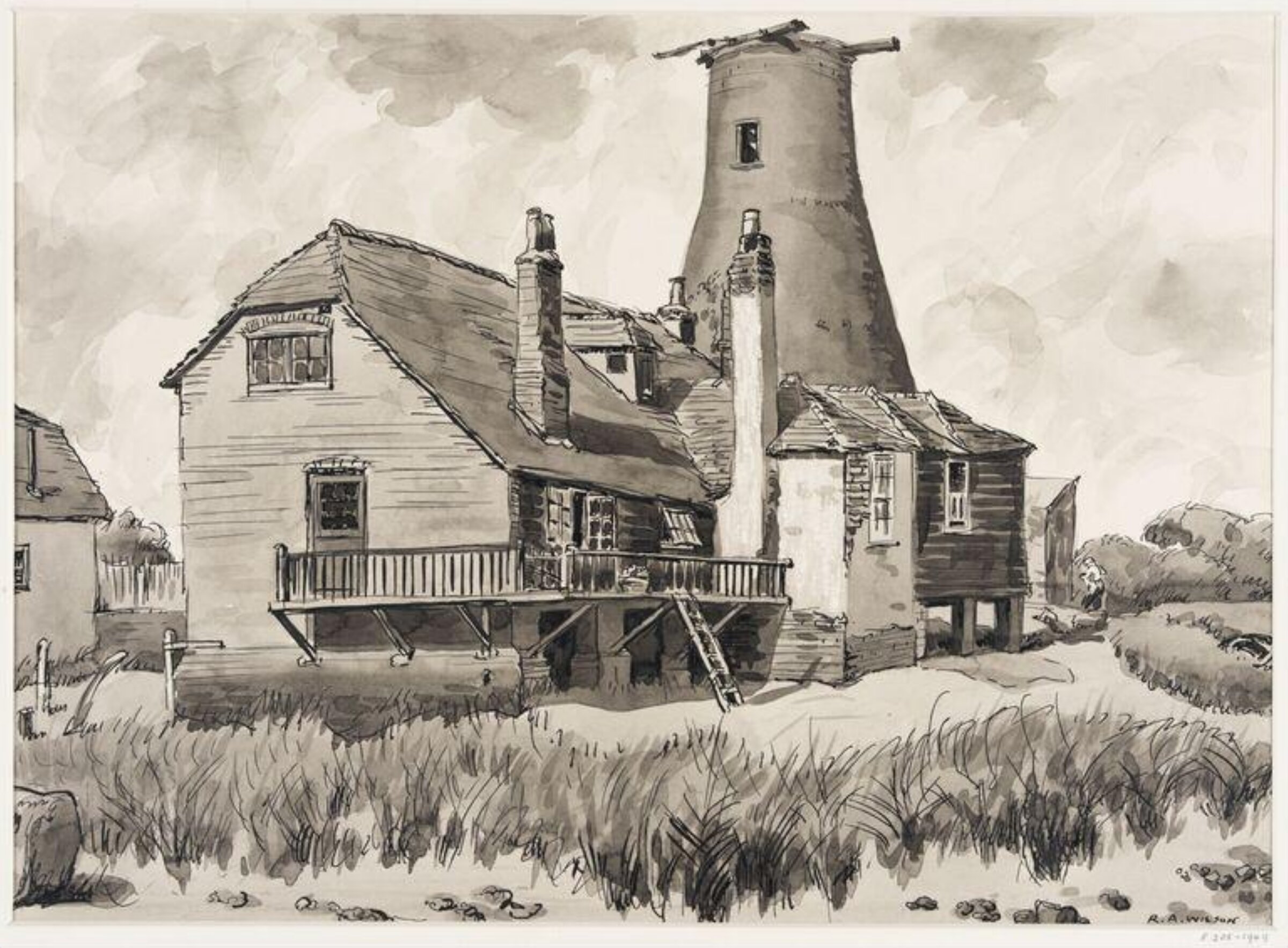 Langstone Mill, Hampshire, Robert Arthur Wilson, 1933