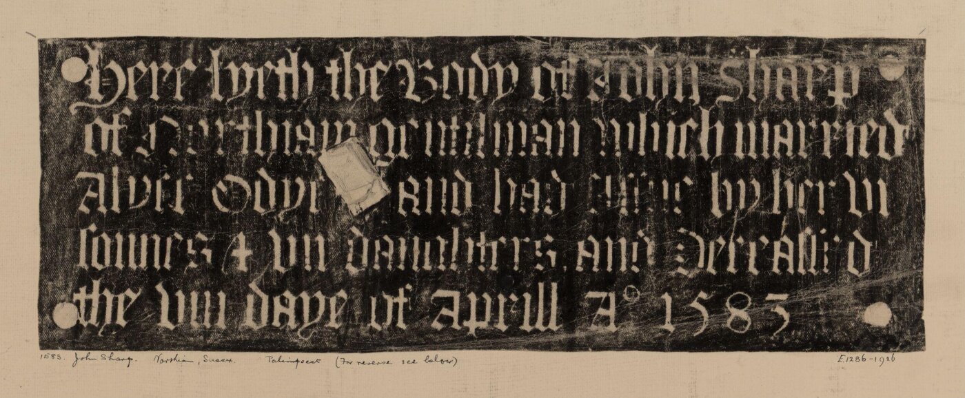Unknown, John Sharp
