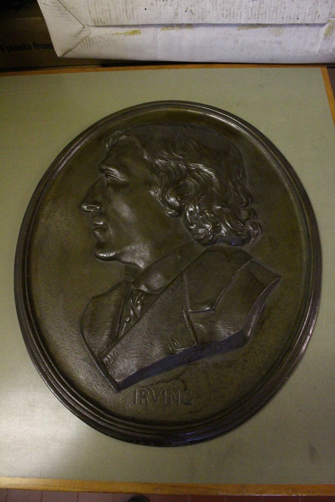 Plaque, A.E.L Rost, 15 September 1896