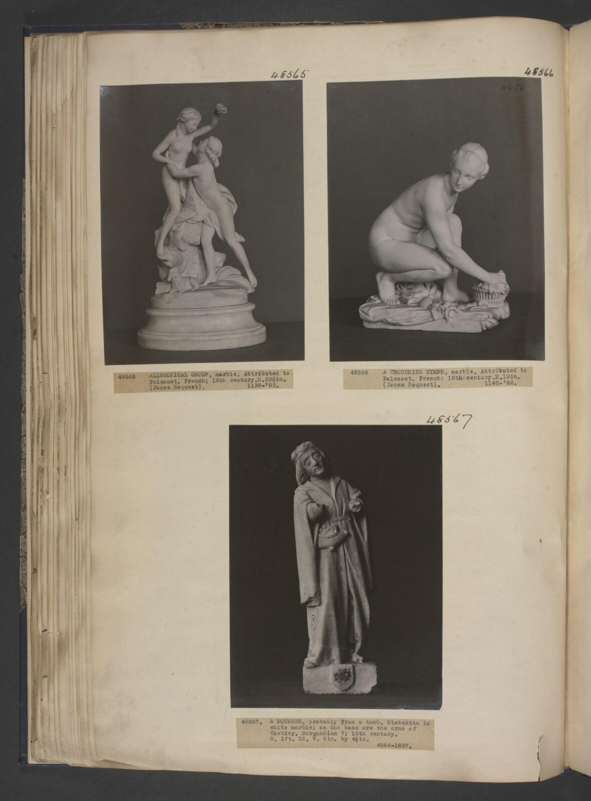 Crouching nymph, probably Étienne-Maurice Falconet, mid 18th century