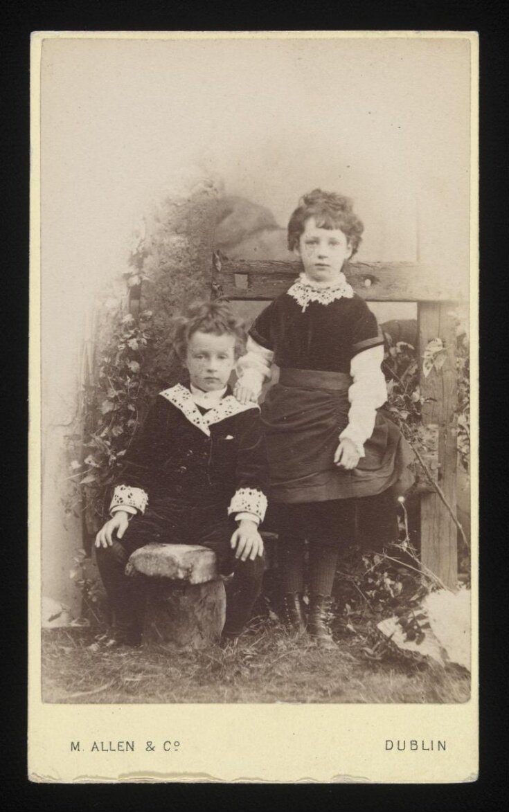 Portrait of Two Children image