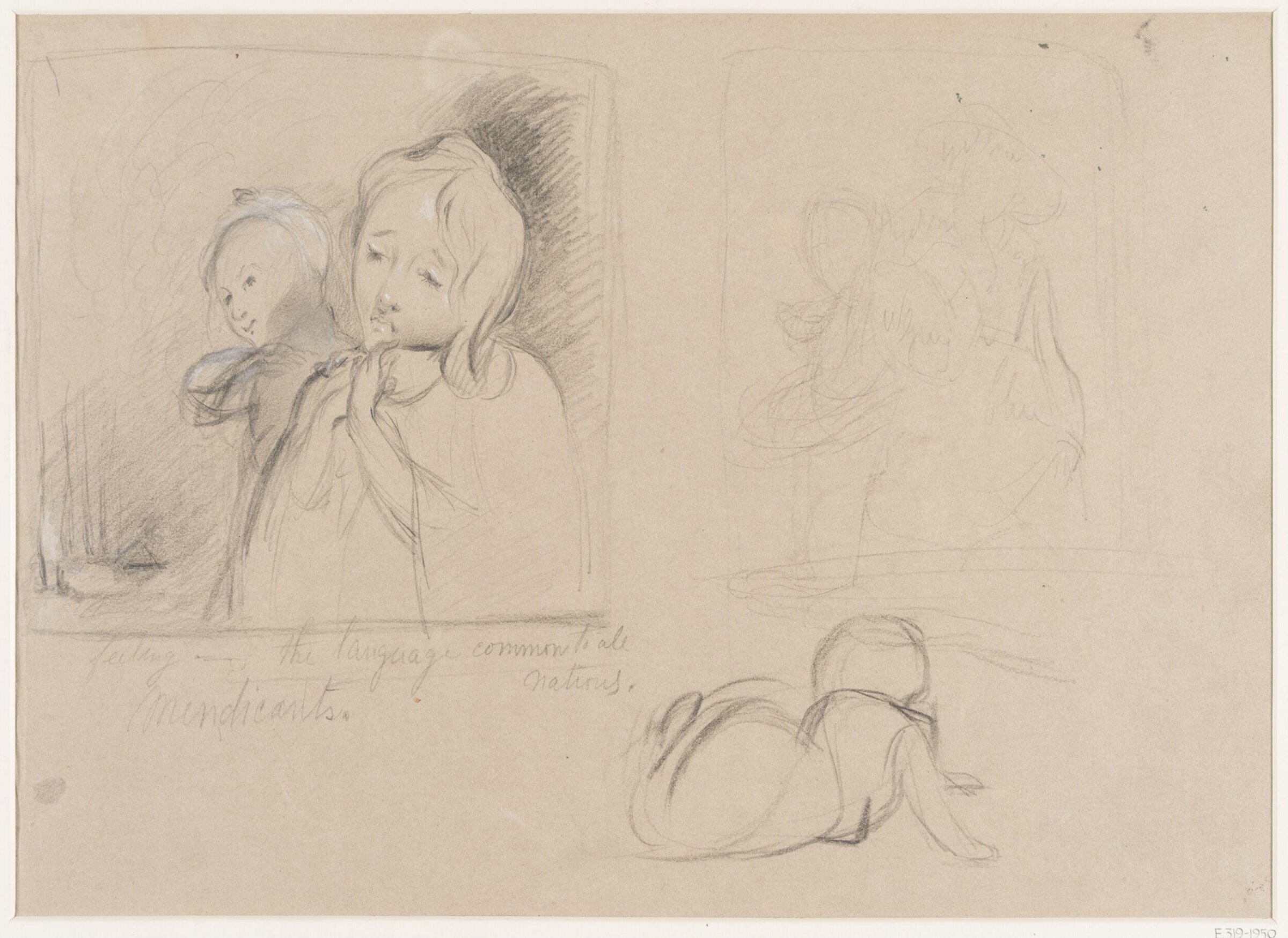 Drawing, Richard Rothwell, early 1830s