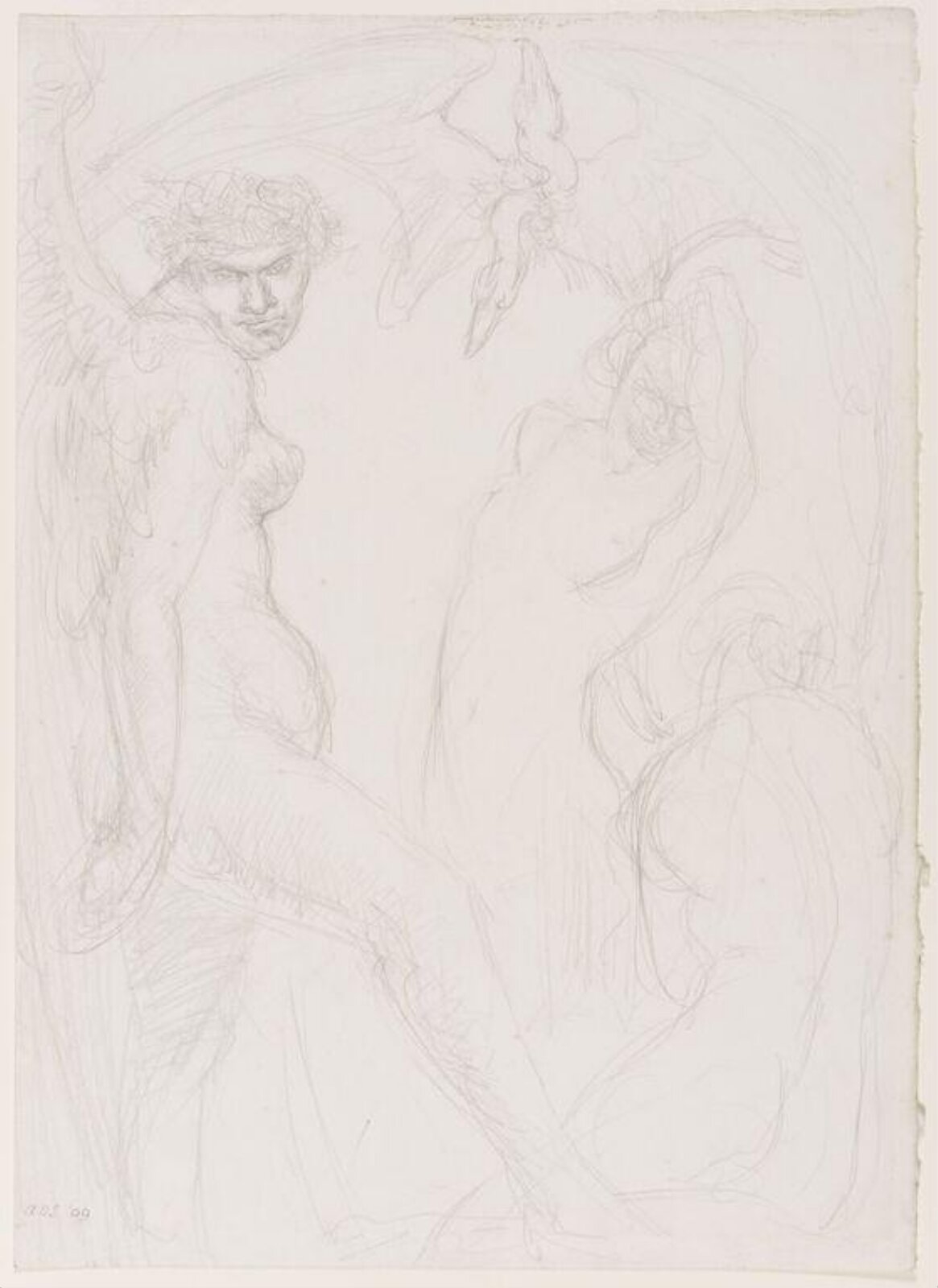Bird figures, Austin Osman Spare, 1909