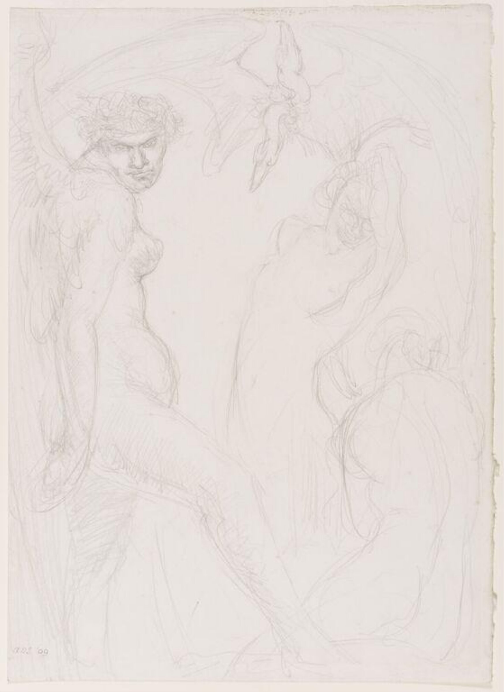 Bird figures, Austin Osman Spare, 1909