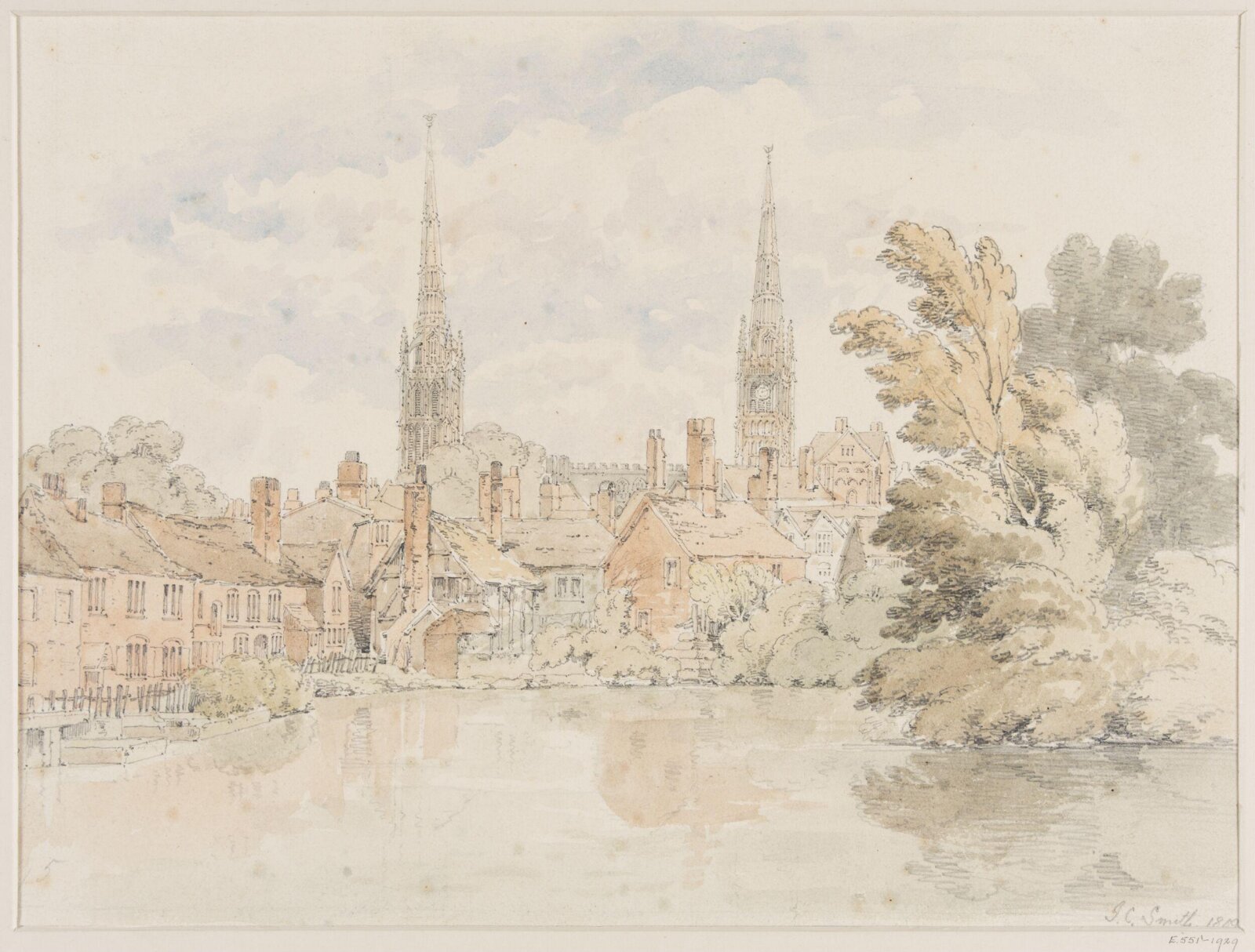 Old Coventry, Joseph Clarendon Smith, 1809