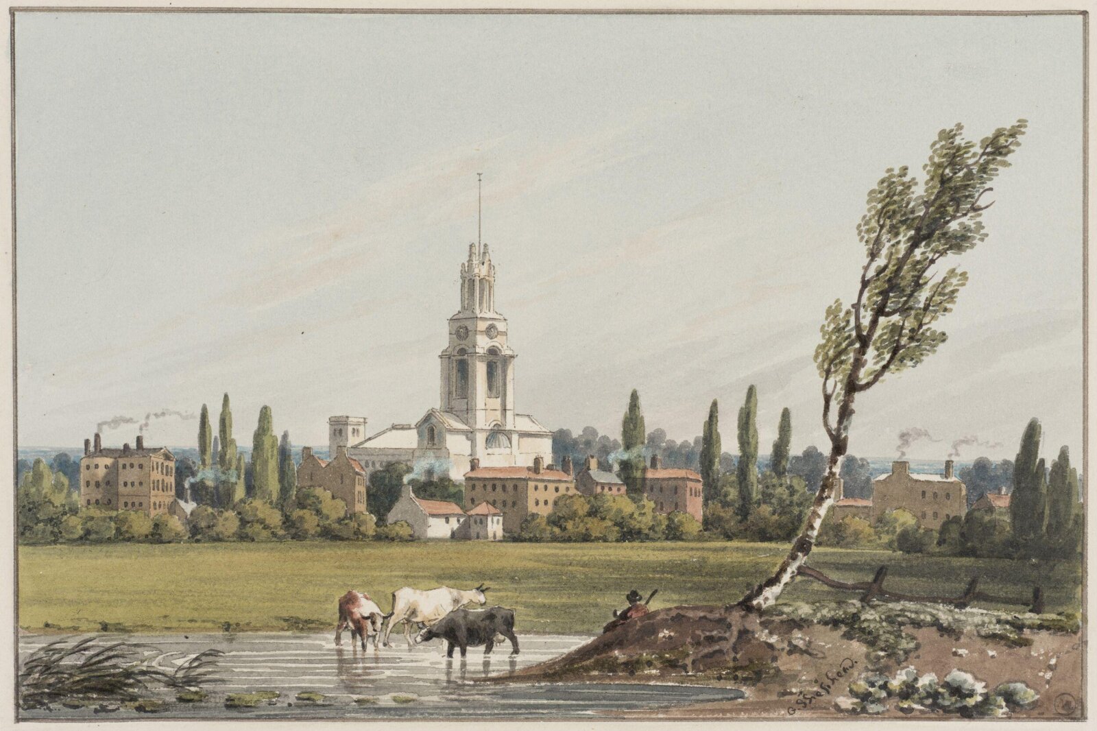 Drawing, George Shepherd