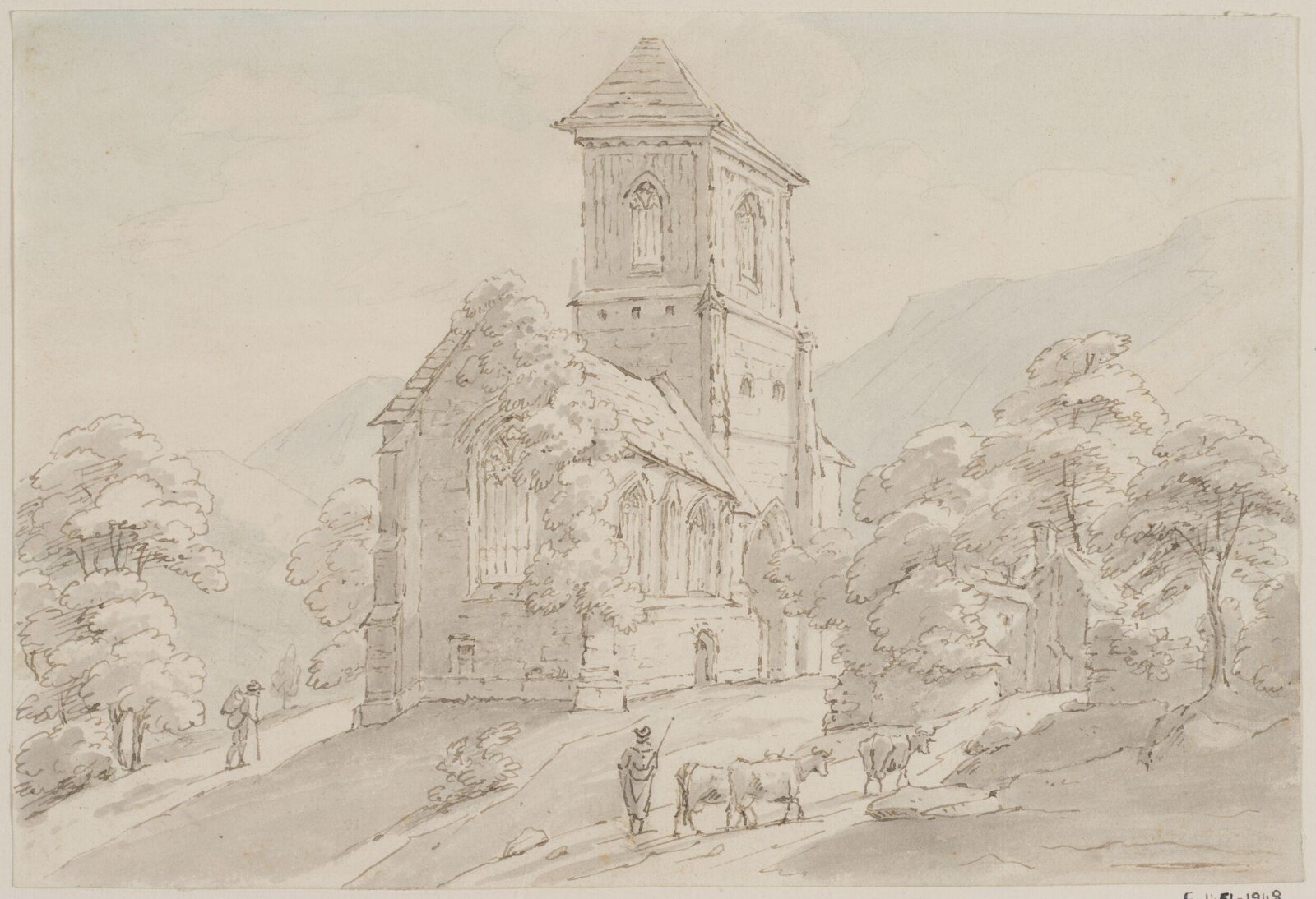 Drawing, Thomas Sunderland, 1797