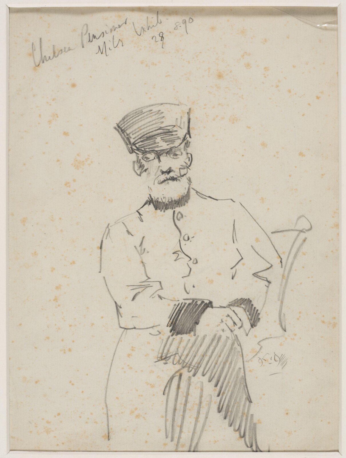 Drawing, Whistler, 28/09/1890