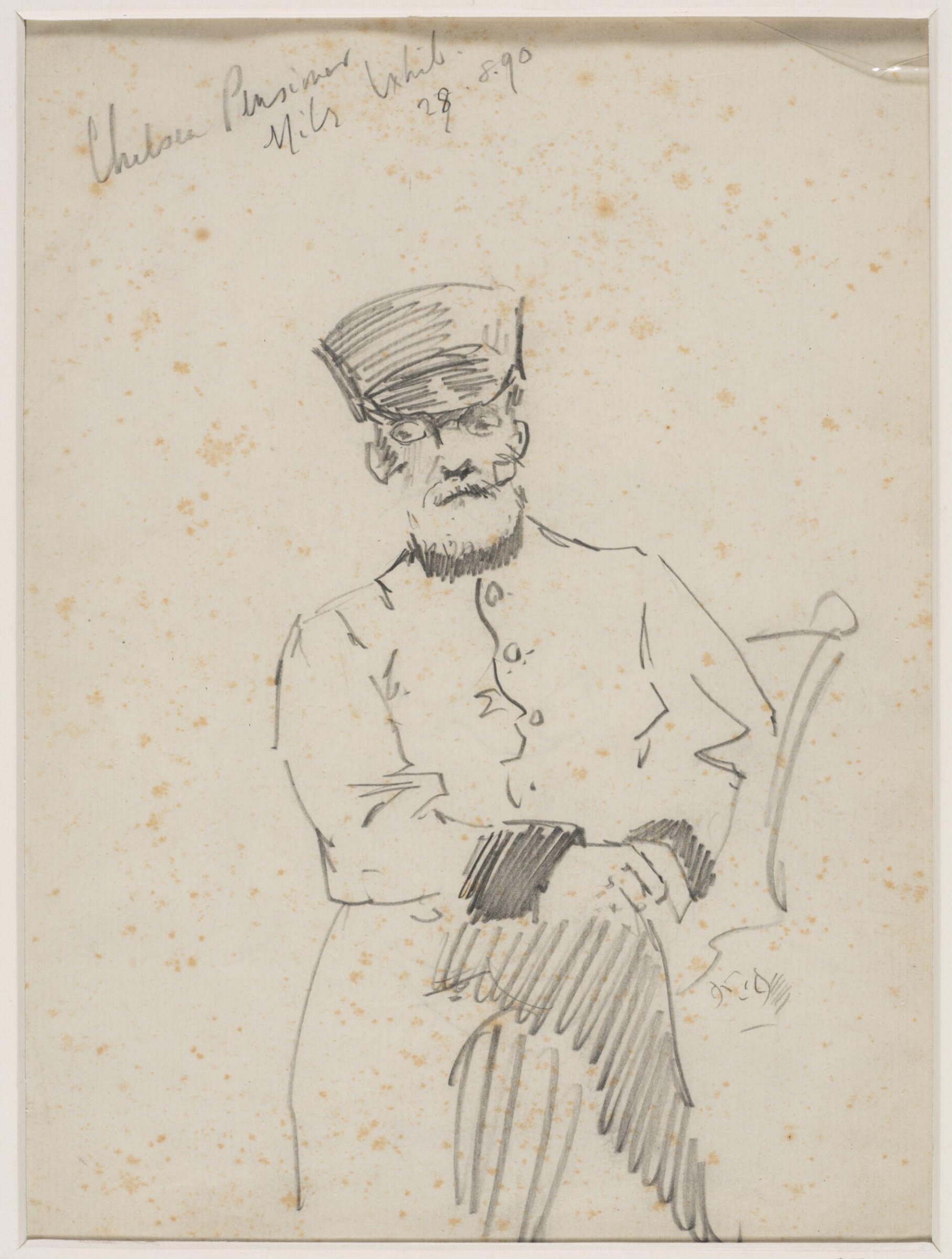 Drawing, Whistler, 28/09/1890