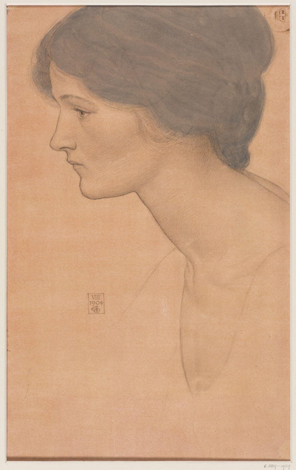 Drawing, Joseph Southall, 1904