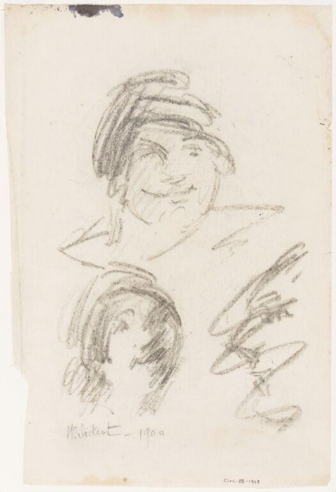 Drawing, Walter Richard Sickert, 1900