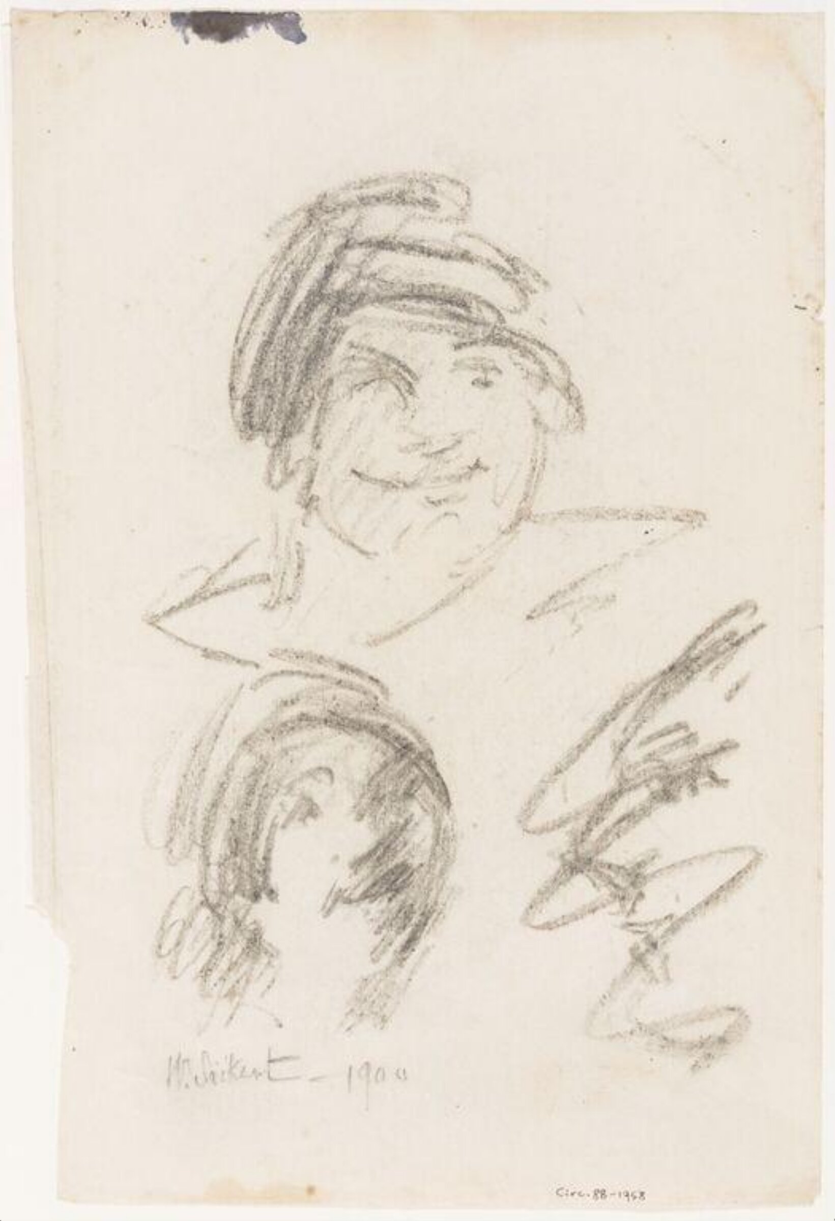Drawing, Walter Richard Sickert, 1900
