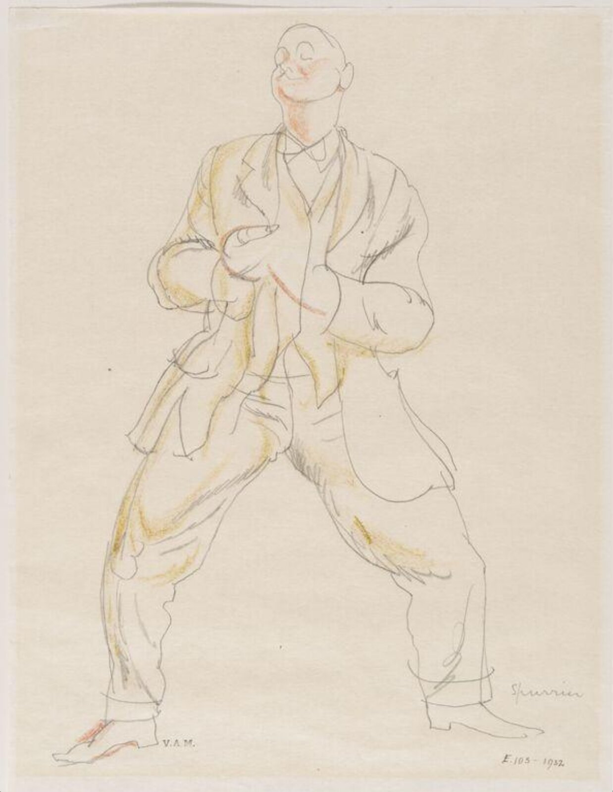 Drawing, Stephen Spurrier, early 20th century
