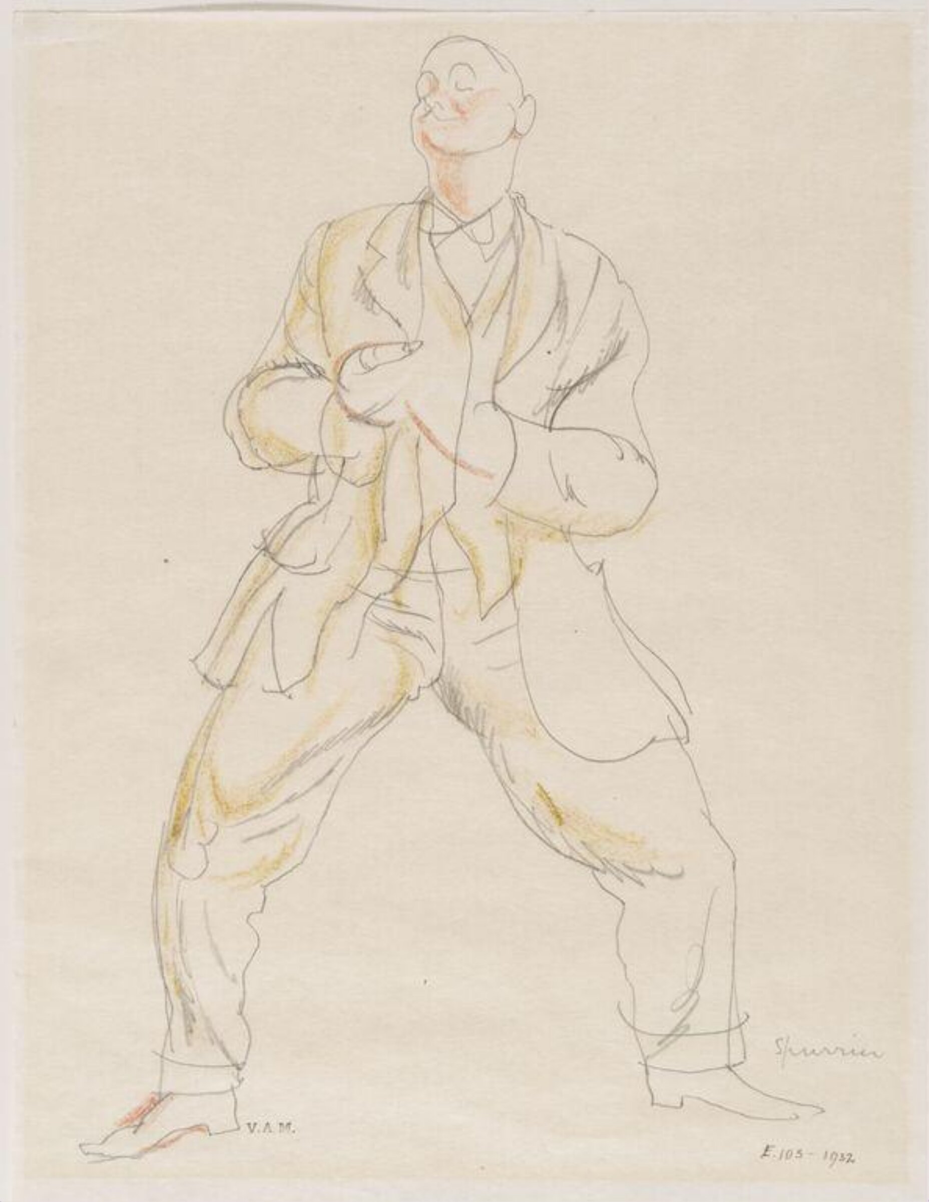 Drawing, Stephen Spurrier, early 20th century