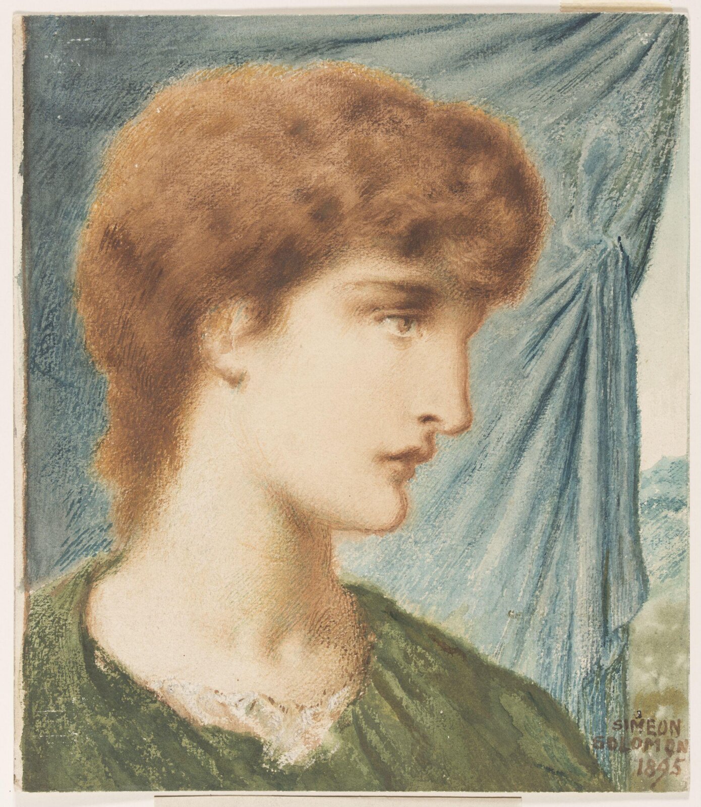 La Pensierosa, Simeon Solomon, 1895