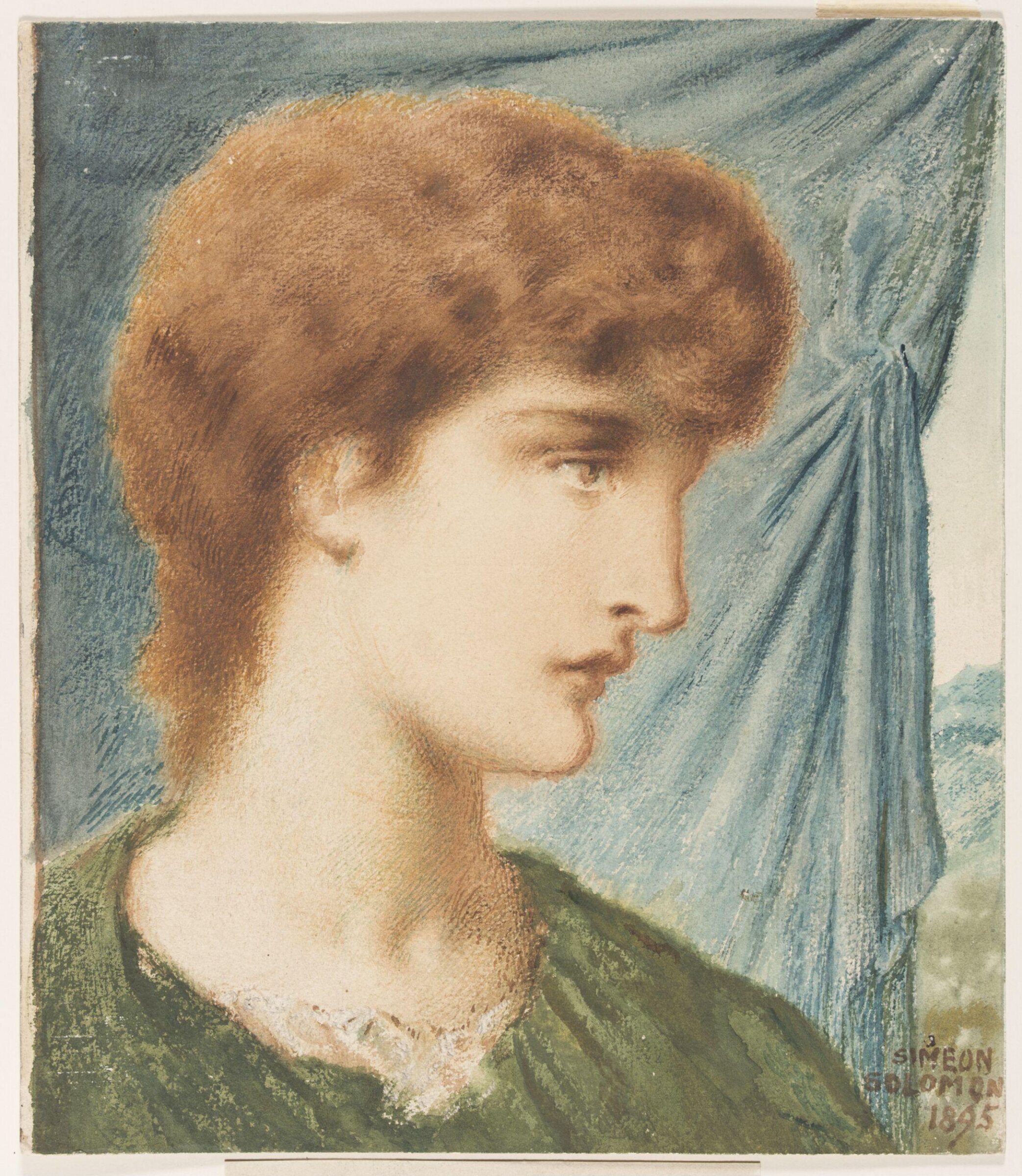 La Pensierosa, Simeon Solomon, 1895