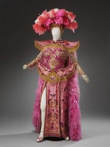 Costume worn by Danny La Rue as Widow Twankey in Aladdin thumbnail 1