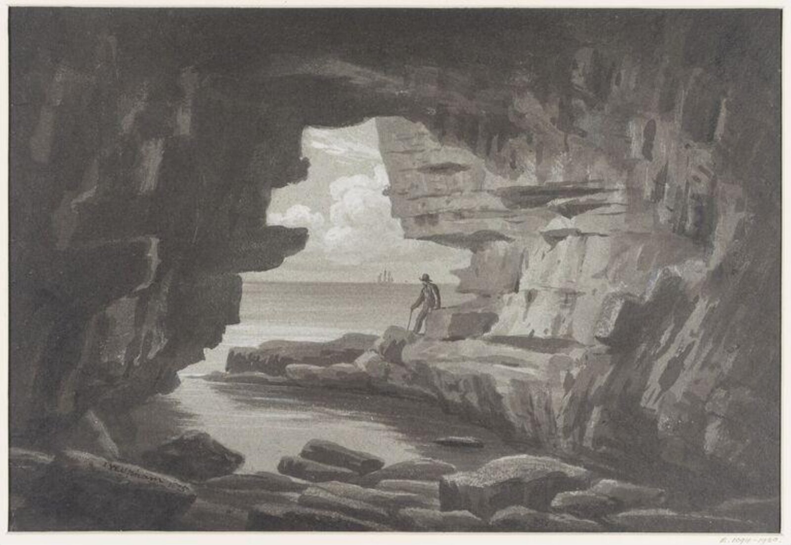 Drawing, John William Upham, 1825