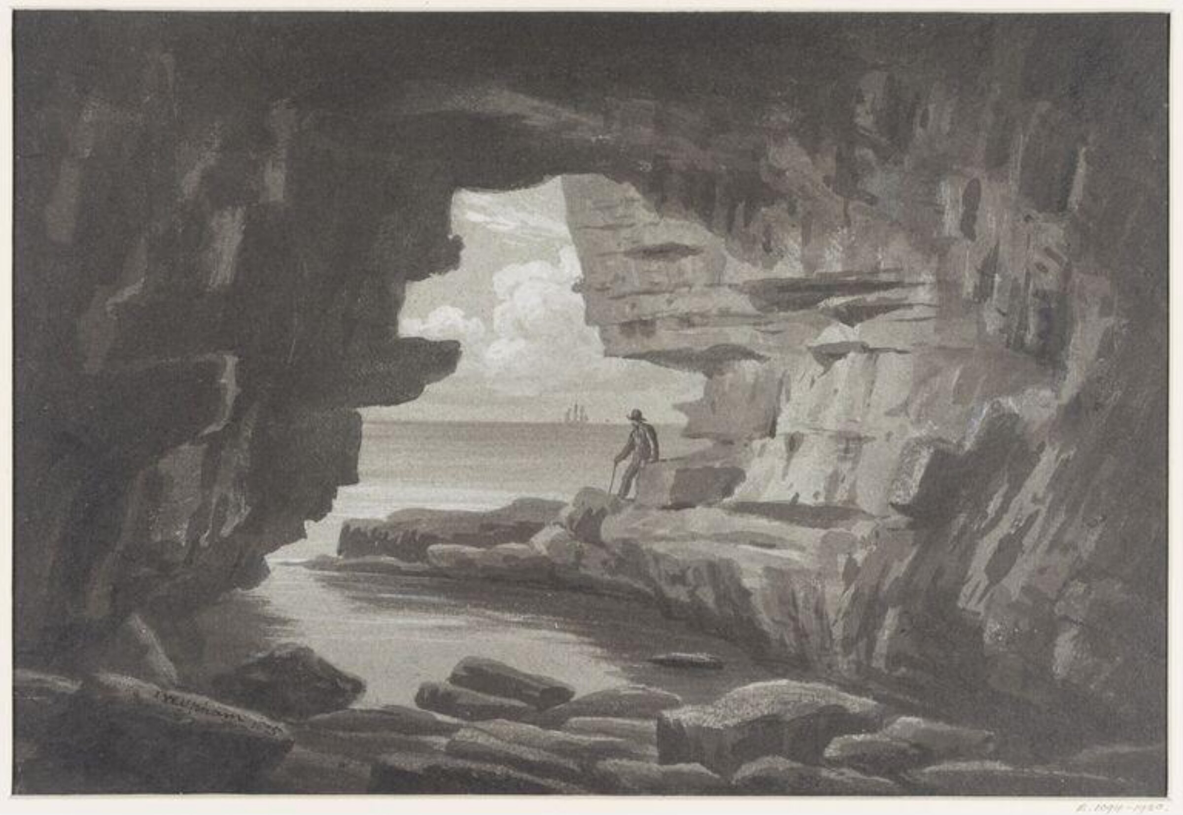 Drawing, John William Upham, 1825