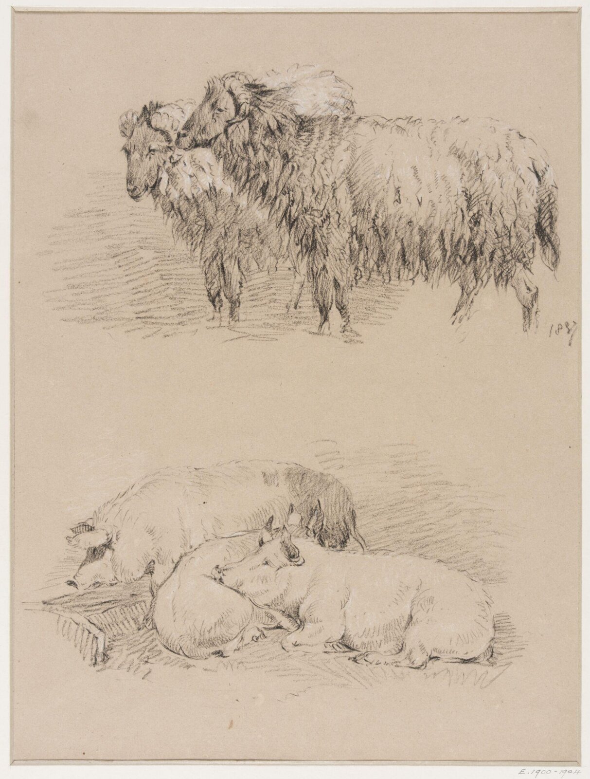 Drawing, William H. Tasker, 1837