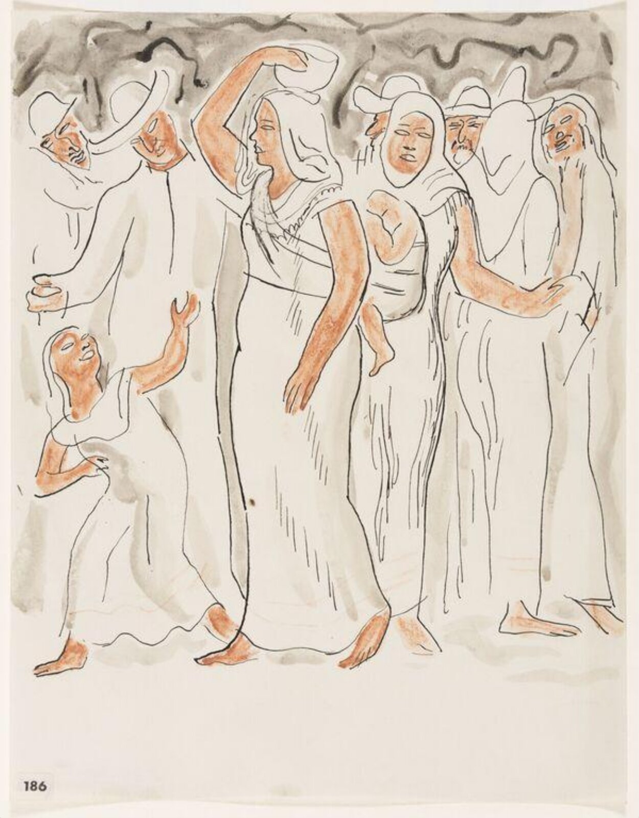 Drawing, Leon Underwood, ca. 1935