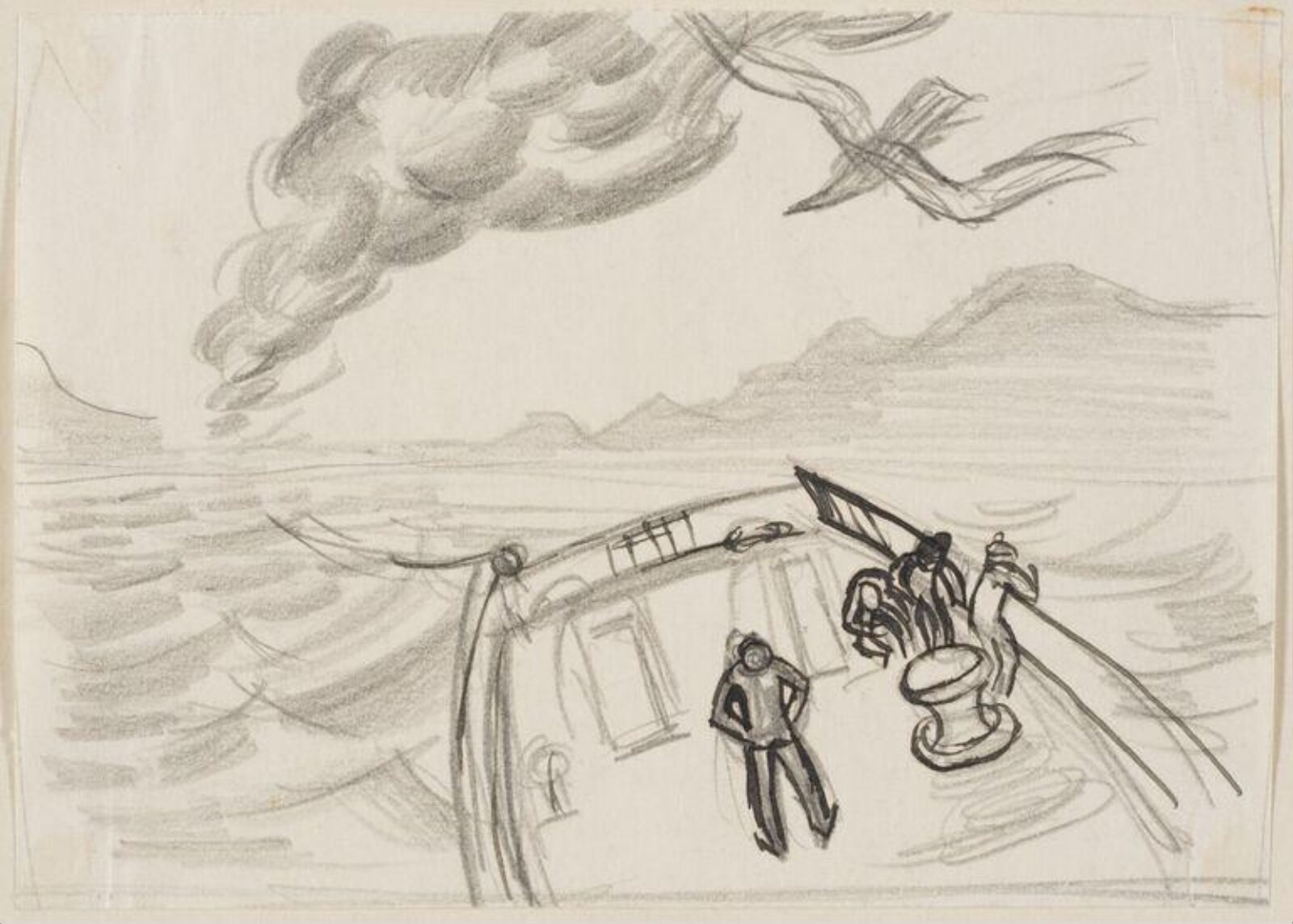 Drawing, Leon Underwood, 1923