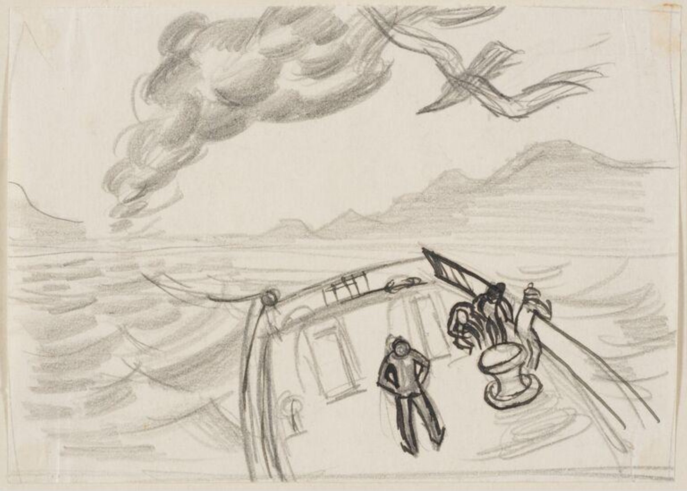 Drawing, Leon Underwood, 1923