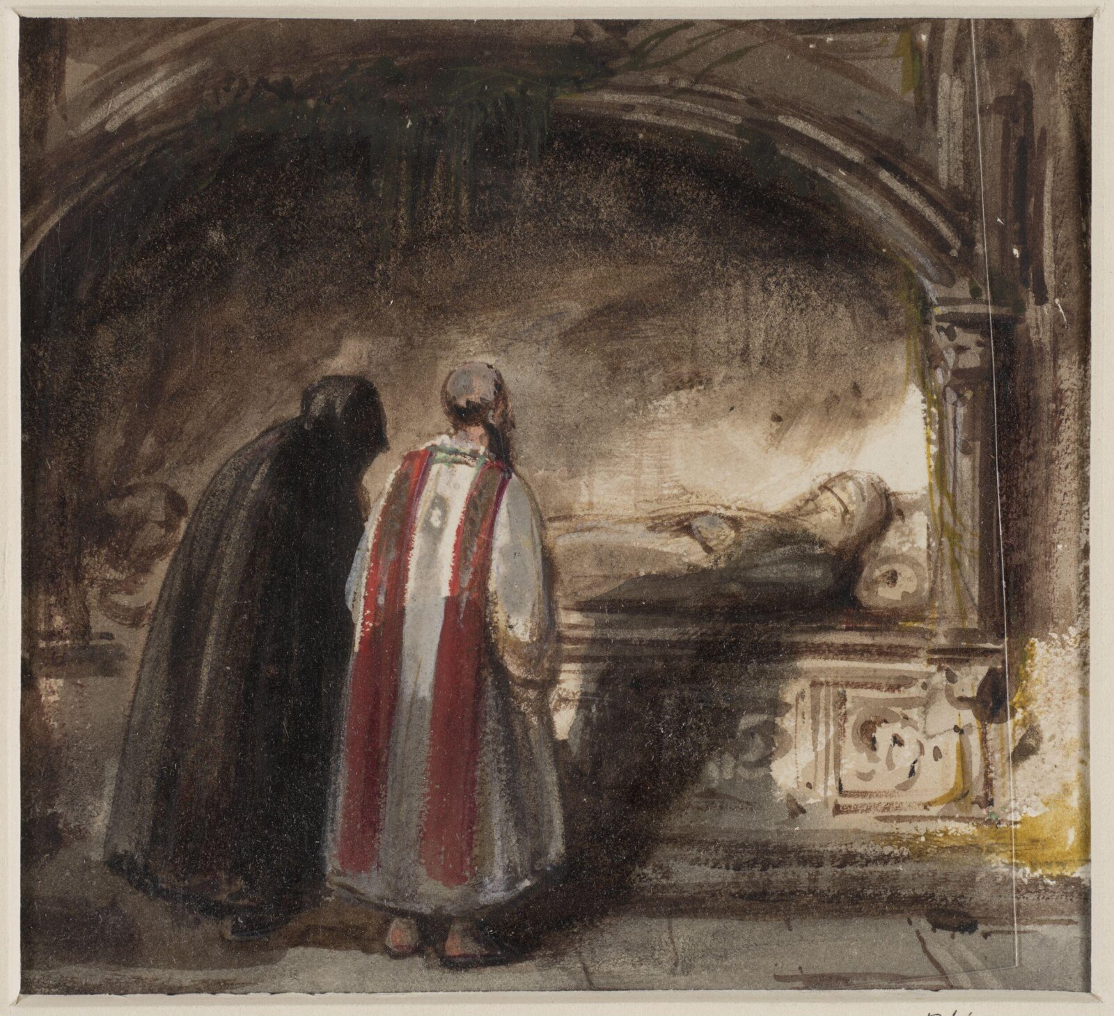 Drawing, Charles Frederick Tomkins, 1798-1844