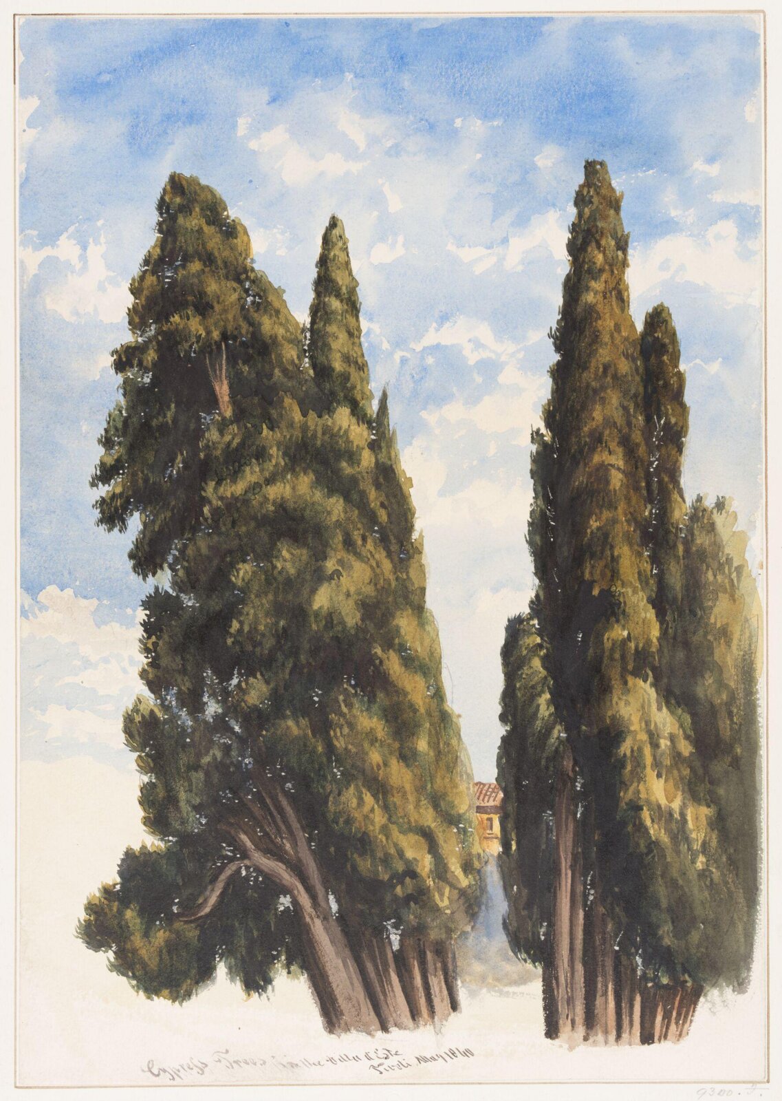 Drawing, Charles NWS Vacher, май 1840
