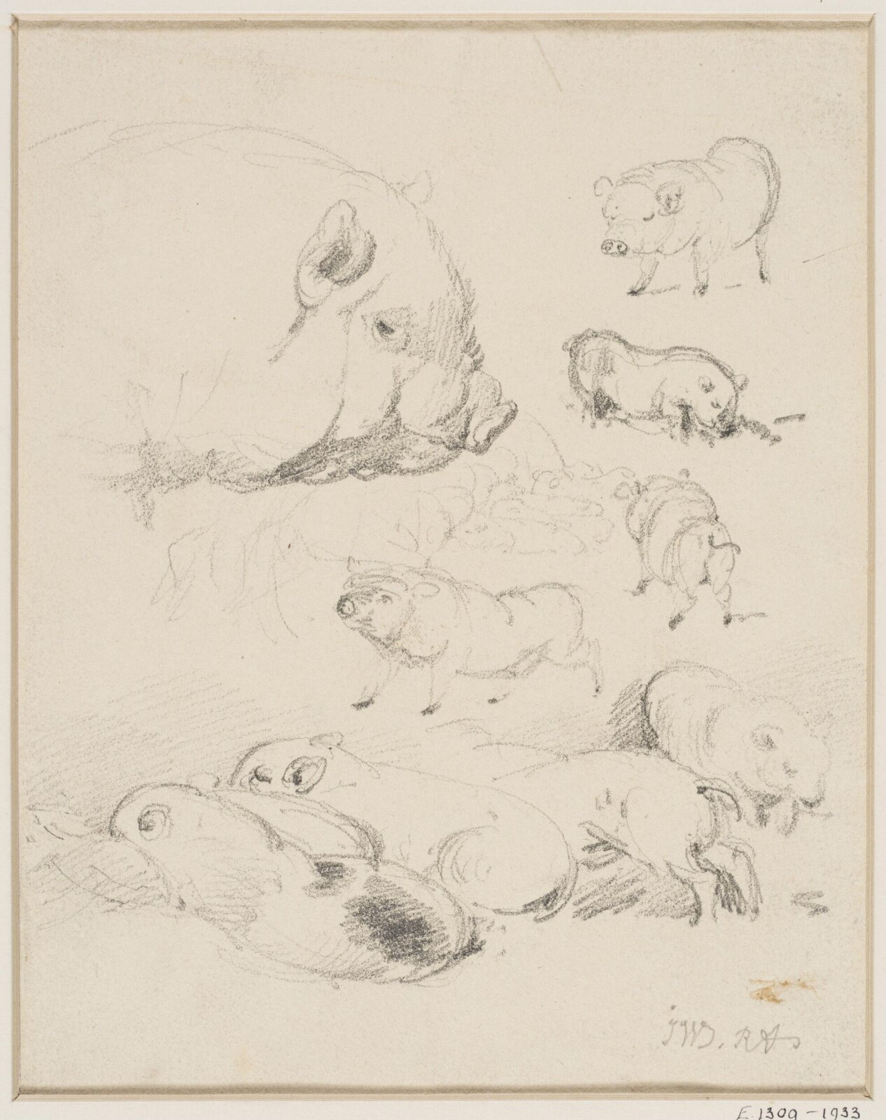 Drawing, James Ward, 1810-25