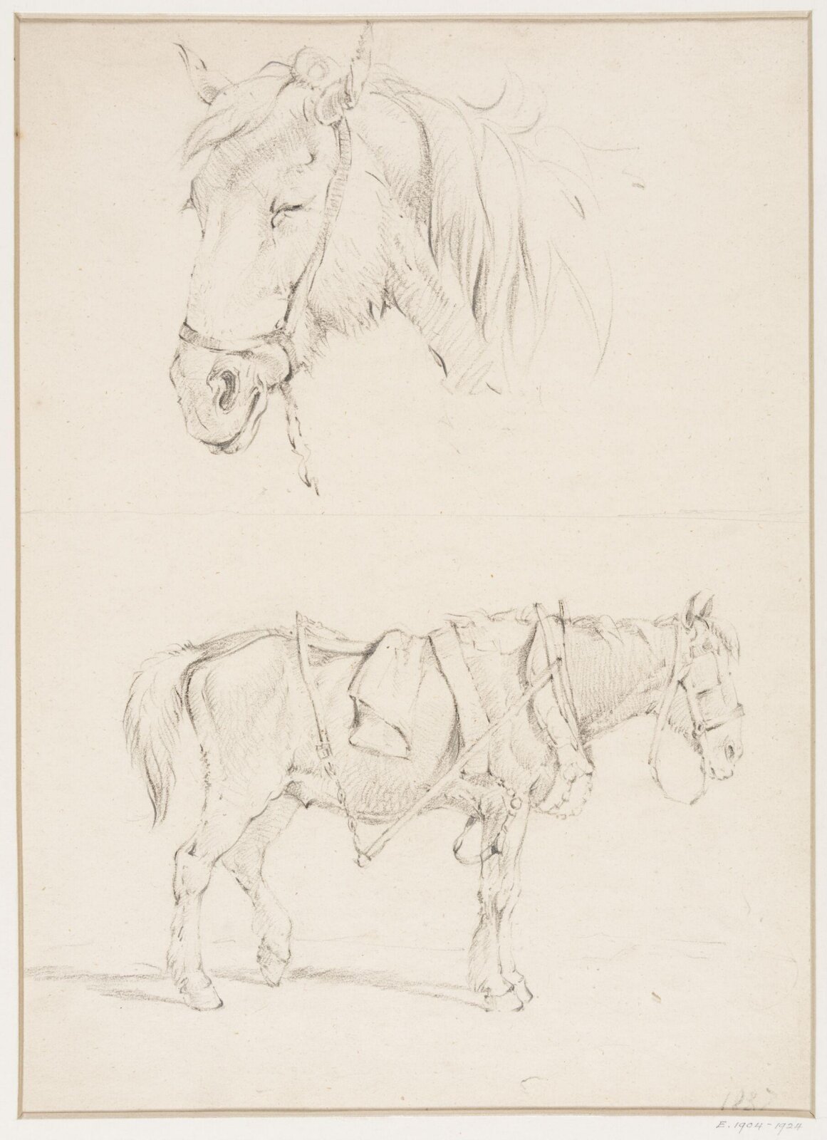 Drawing, William H. Tasker, 1837