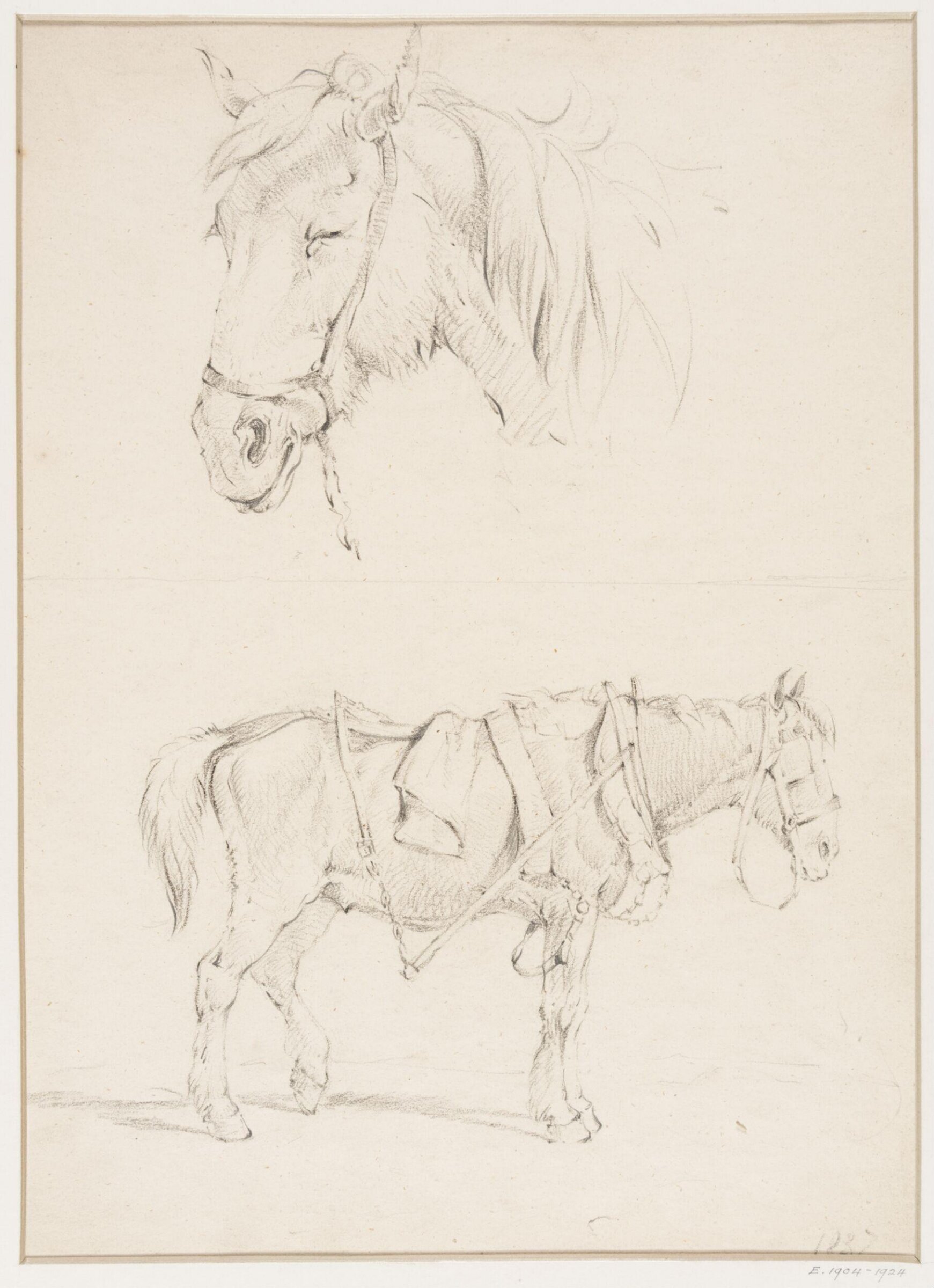 Drawing, William H. Tasker, 1837