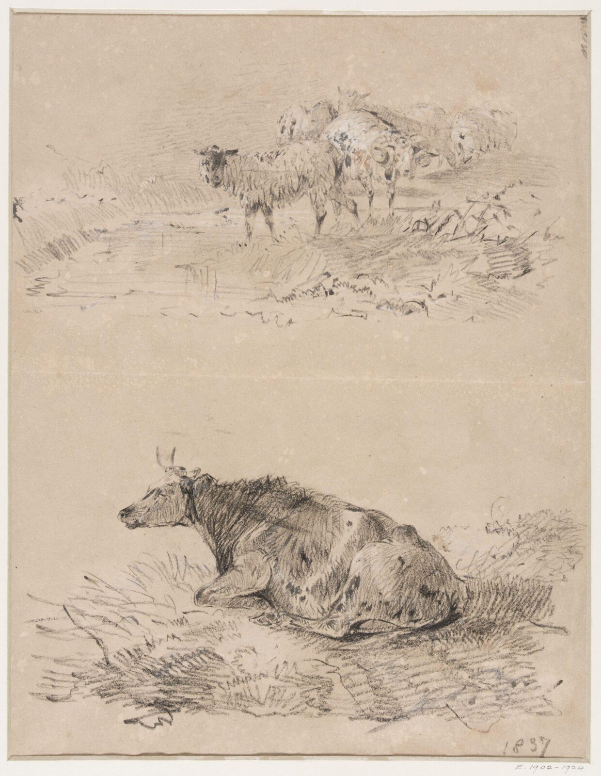Drawing, William H. Tasker, 1837