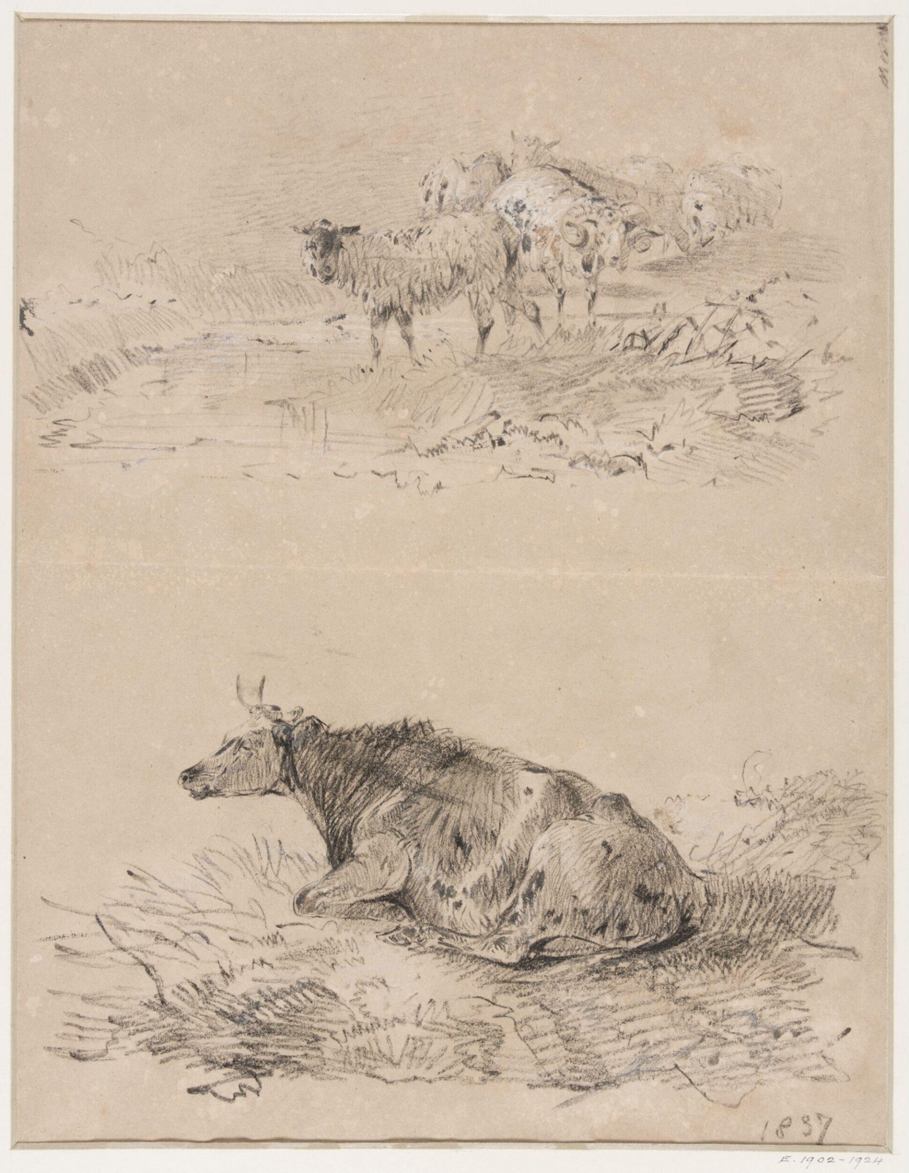 Drawing, William H. Tasker, 1837