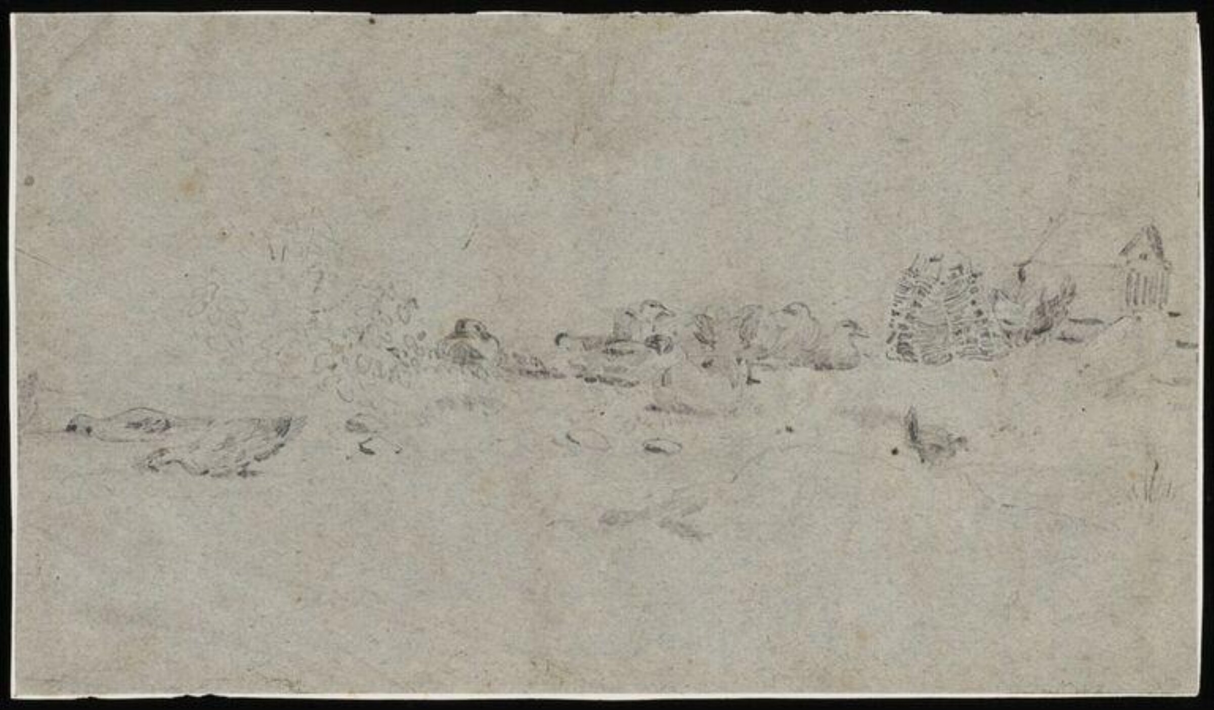 Drawing, John Varley, c. early 19th century