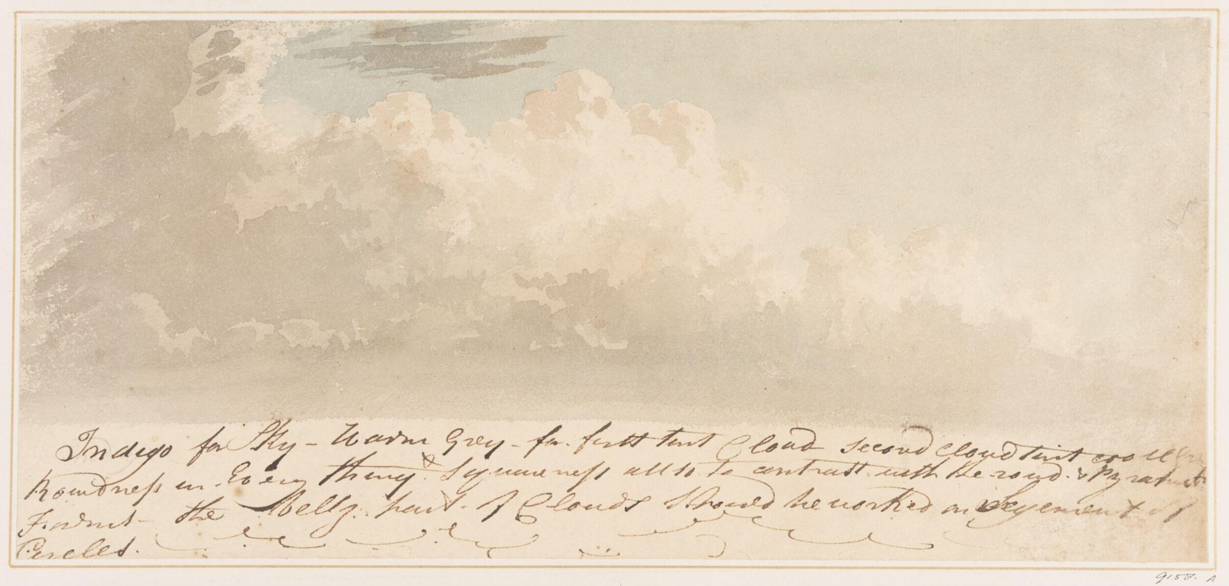 Drawing, William Fleetwood Varley, ca. early 19th century