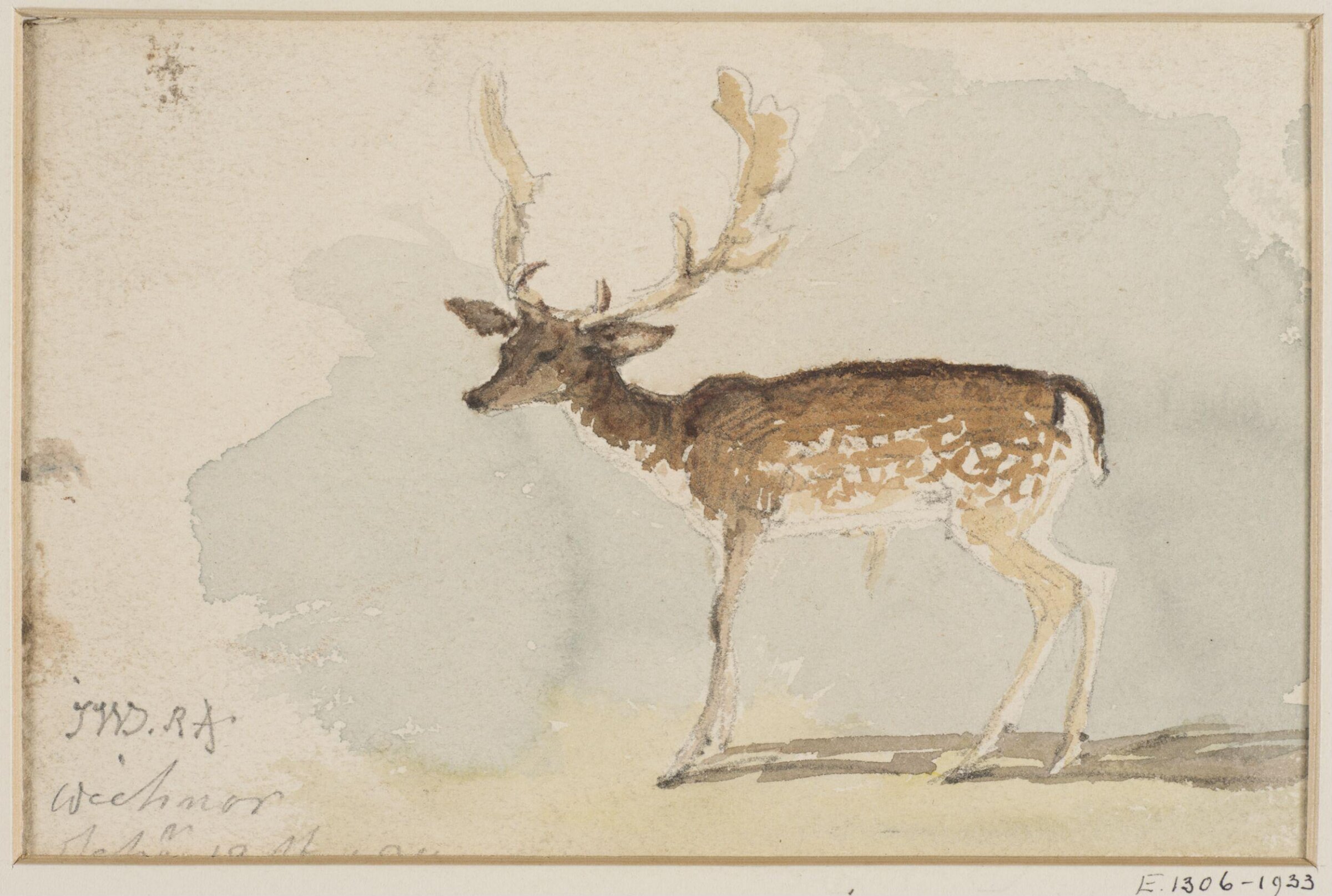 Watercolour drawing, James Ward, 12 September 1811