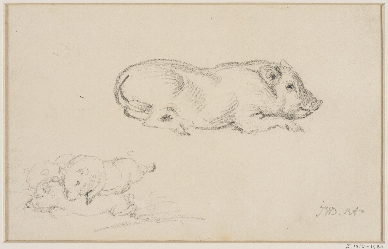 Drawing, James Ward, 1810-25