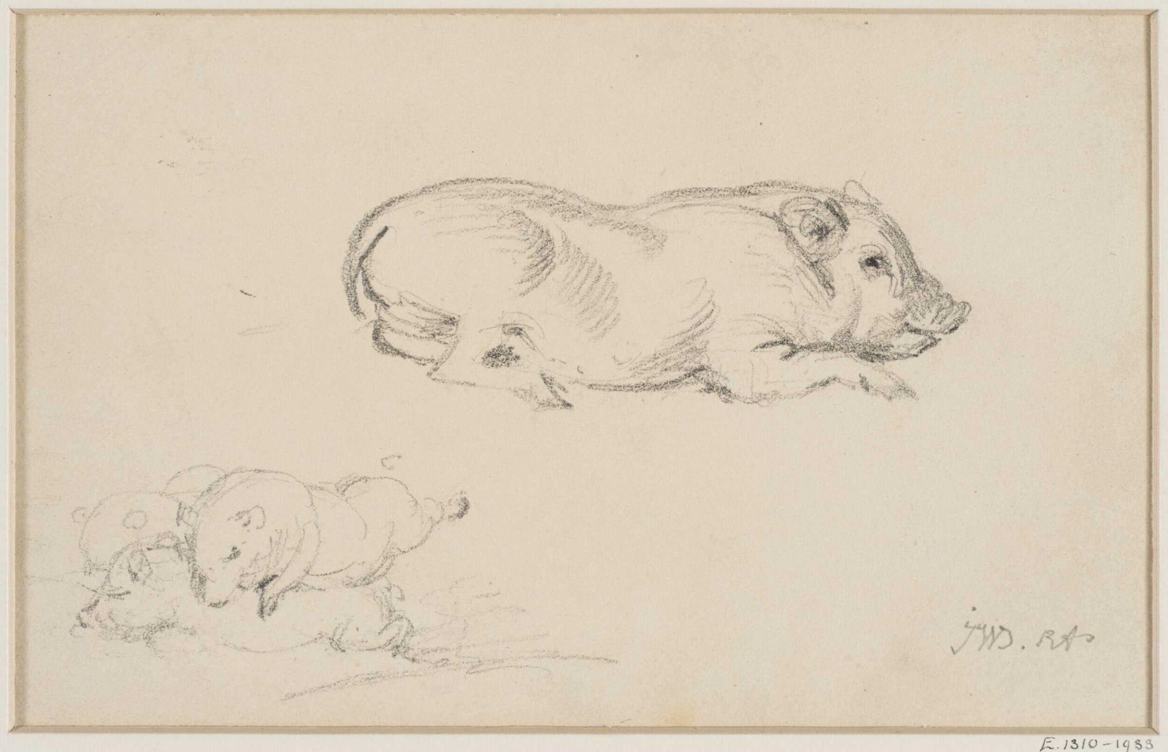 Drawing, James Ward, 1810-25