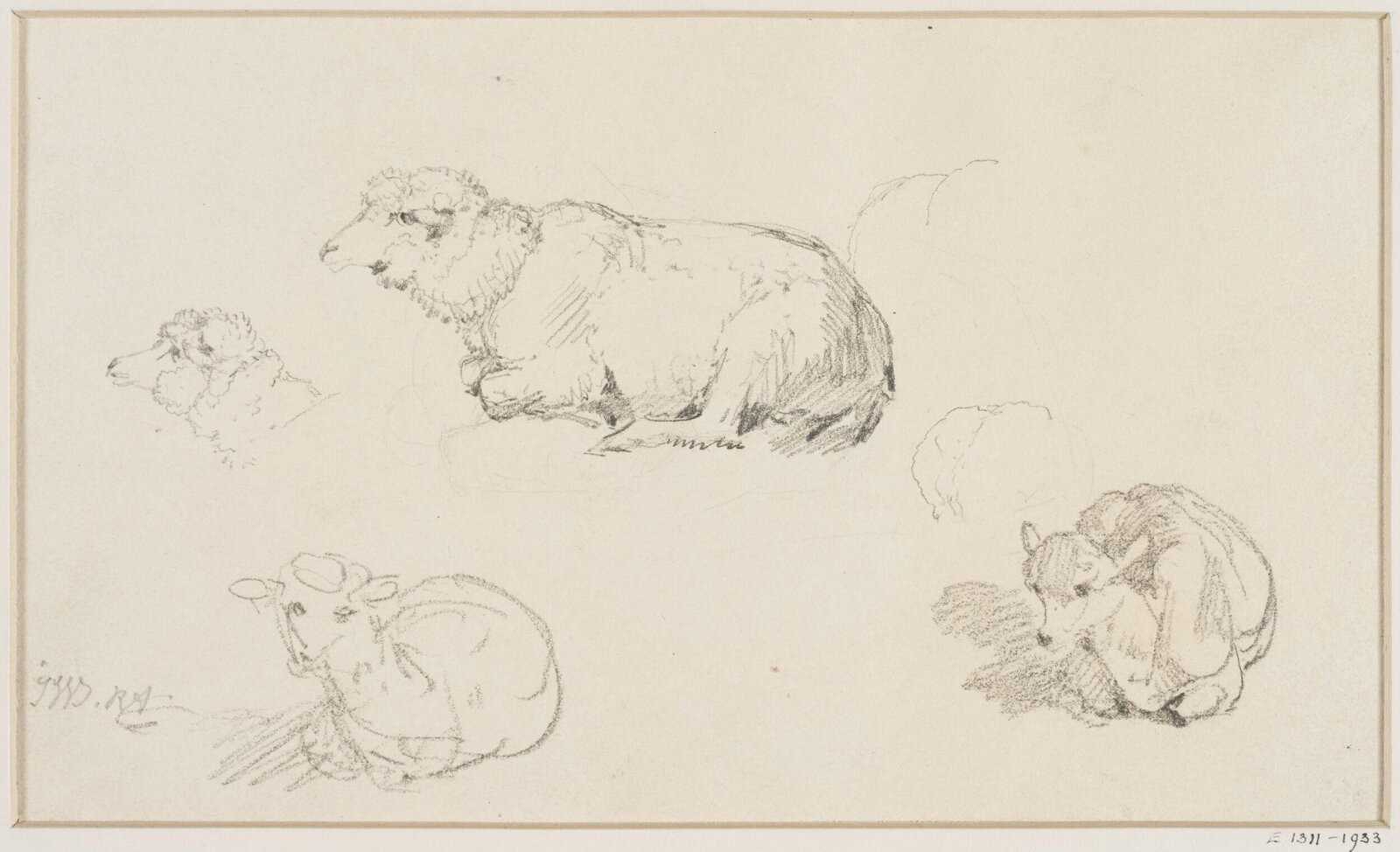 Drawing, James Ward, 1821-25