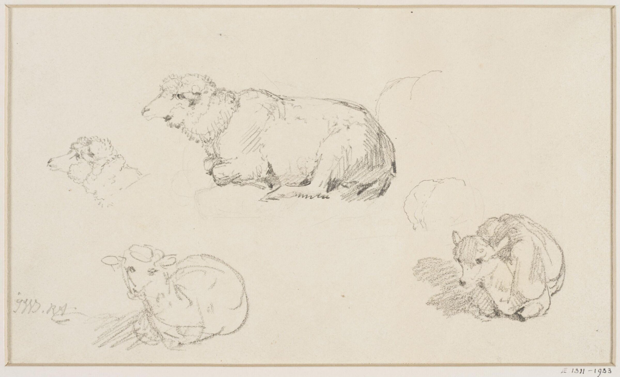 Drawing, James Ward, 1821-25