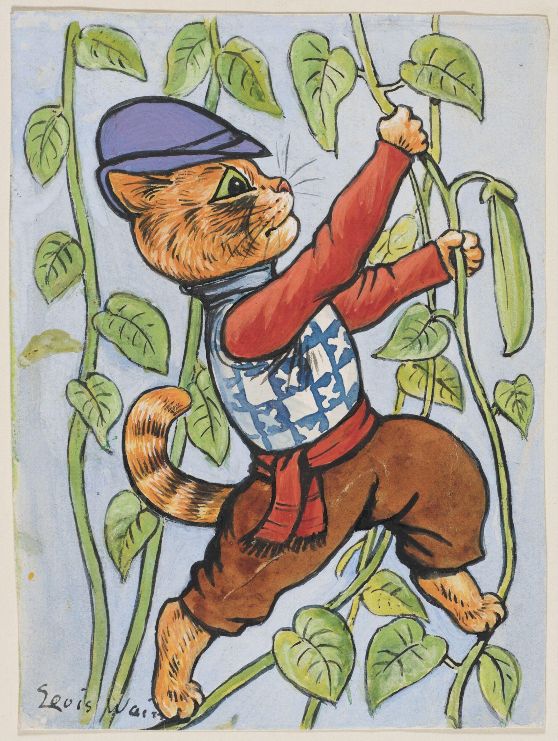 Drawing, Louis Wain, 1860-1939