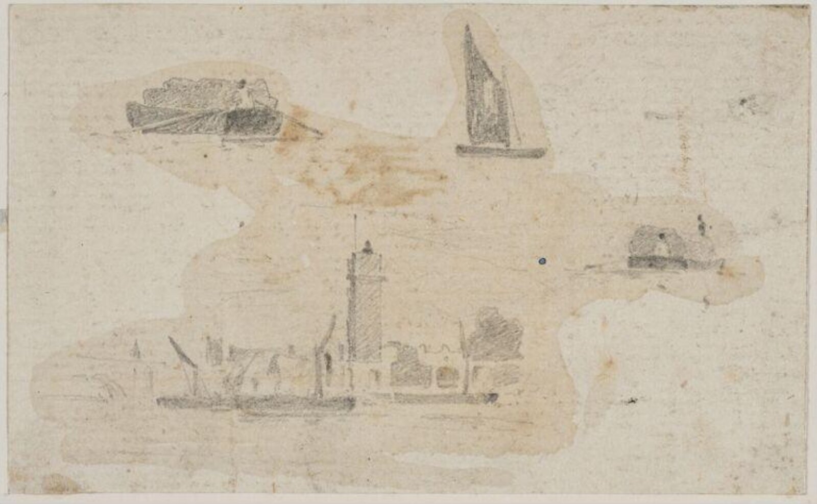 Drawing, John Varley, c. early 19th century