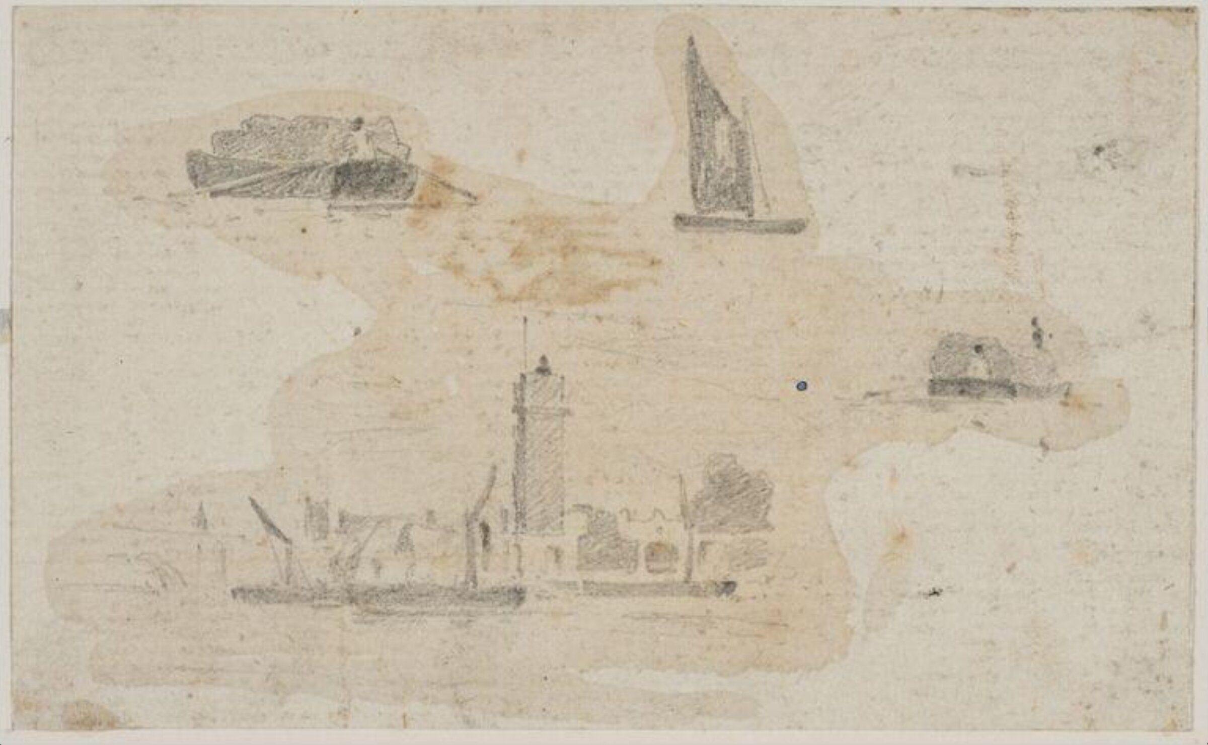 Drawing, John Varley, c. early 19th century