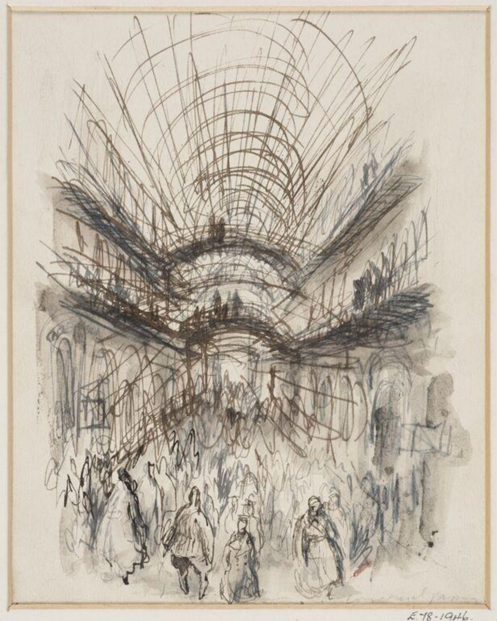 Commercial passage, Feliks Topolski, ca.1942