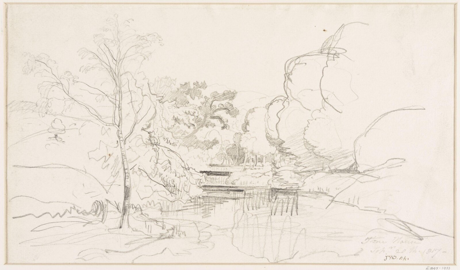 River scene, Stone House, James Ward, 20 September 1817